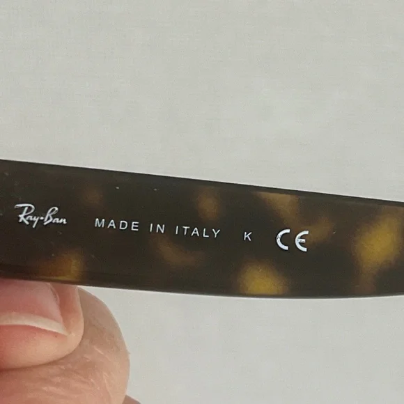 RAY-BAN JACKIE OHH RB4101 710/T5 Italy Brown Tortoise Sunglasses Frame 58-17-135 - Picture 3 of 8